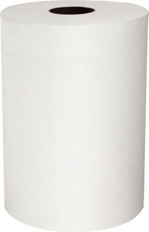 12388 SCOTT SLIMROLL Essuie-mains en rouleau blanc, 6 x 580'