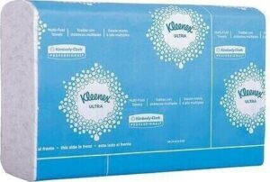 46321 KLEENEX Essuie-mains plis multiples blanc 16 x 150 feuilles