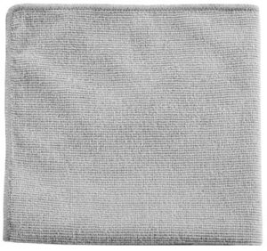 Executive Series Chiffons microfibre gris, 12" x 12" tout usage 24 chiffons/paquet