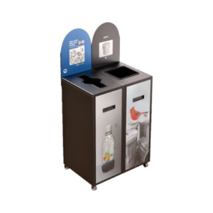 Stations de recyclage 2 compartiments