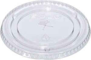 Couvercle plat troué pour verre 16 et 24 oz