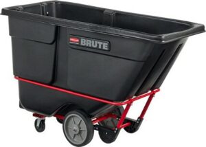 1316 BRUTE Chariot basculant 1 verge cube, 2100 lb