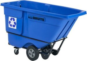 2089826 Chariots basculant pour le recyclage 1 verge cube, 1250 lb