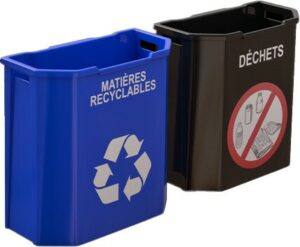 MOUSQUETAIRE Station de recyclage double 95L