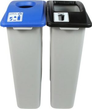 WASTE WATCHER Poubelles de recyclage des canettes et bouteilles 46 gal